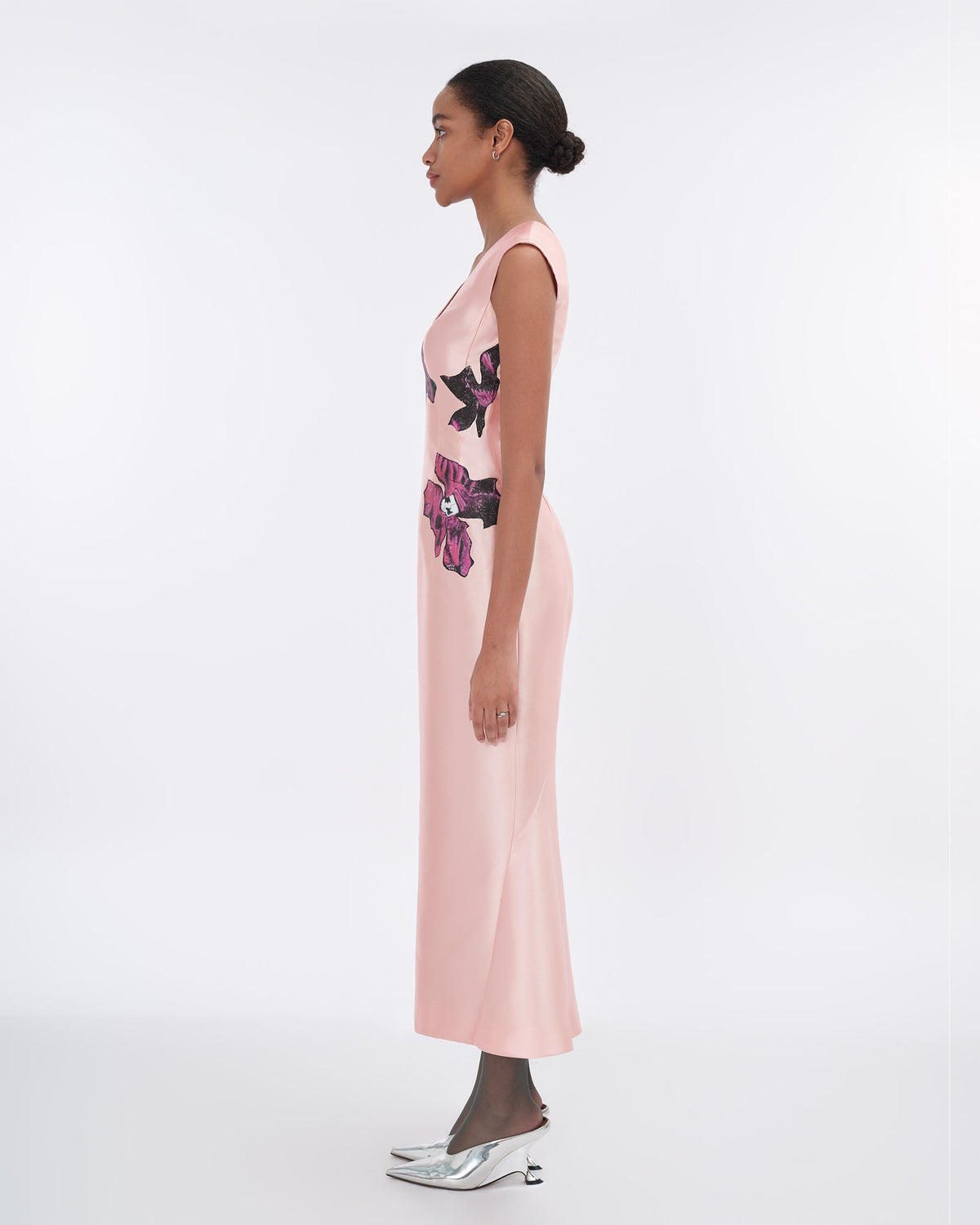 The Afterglow - Sculpted V-Neck Mermaid Dress