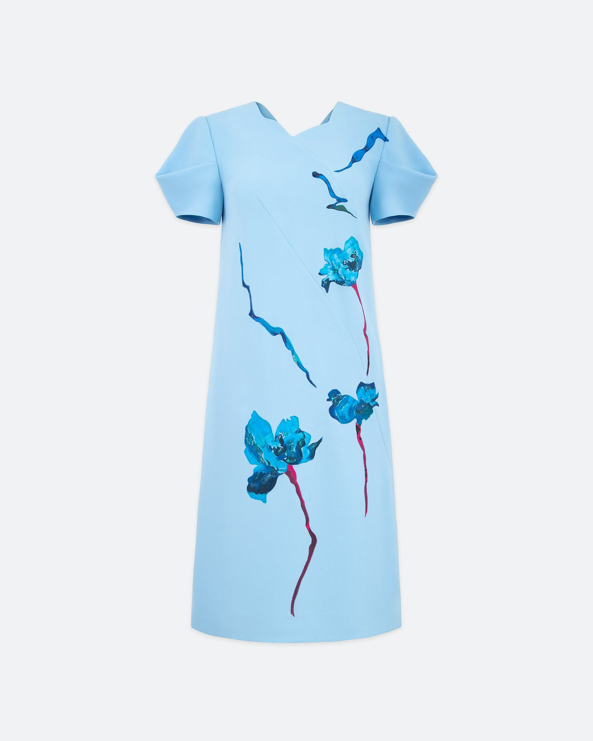 Blue Mountain - Asymmetrical Dress