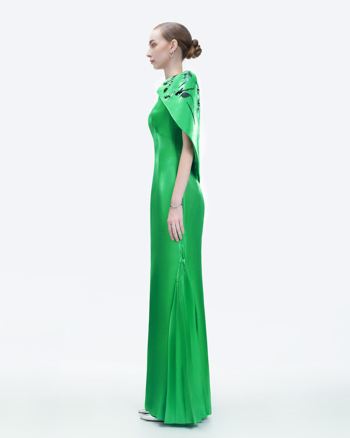 Song of Freedom - Artistic Zibeline Evening Gown