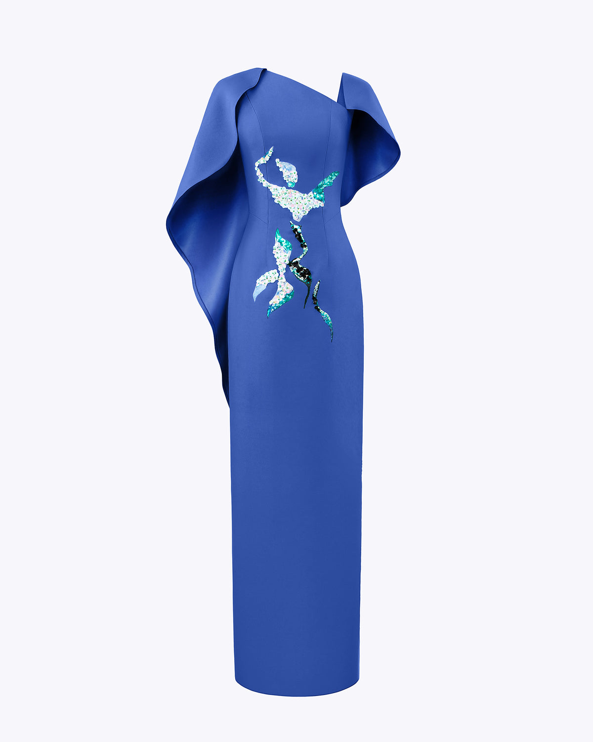 Petal's Secret Dance - Đầm Tiệc Cape Bất Đối Xứng