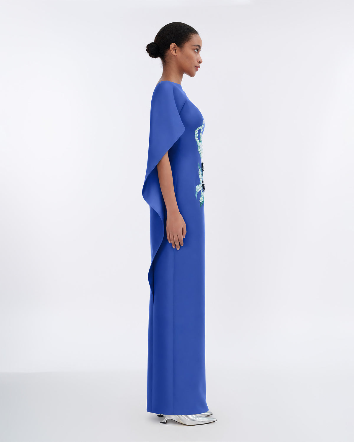 Petal's Secret Dance - Đầm Tiệc Cape Bất Đối Xứng