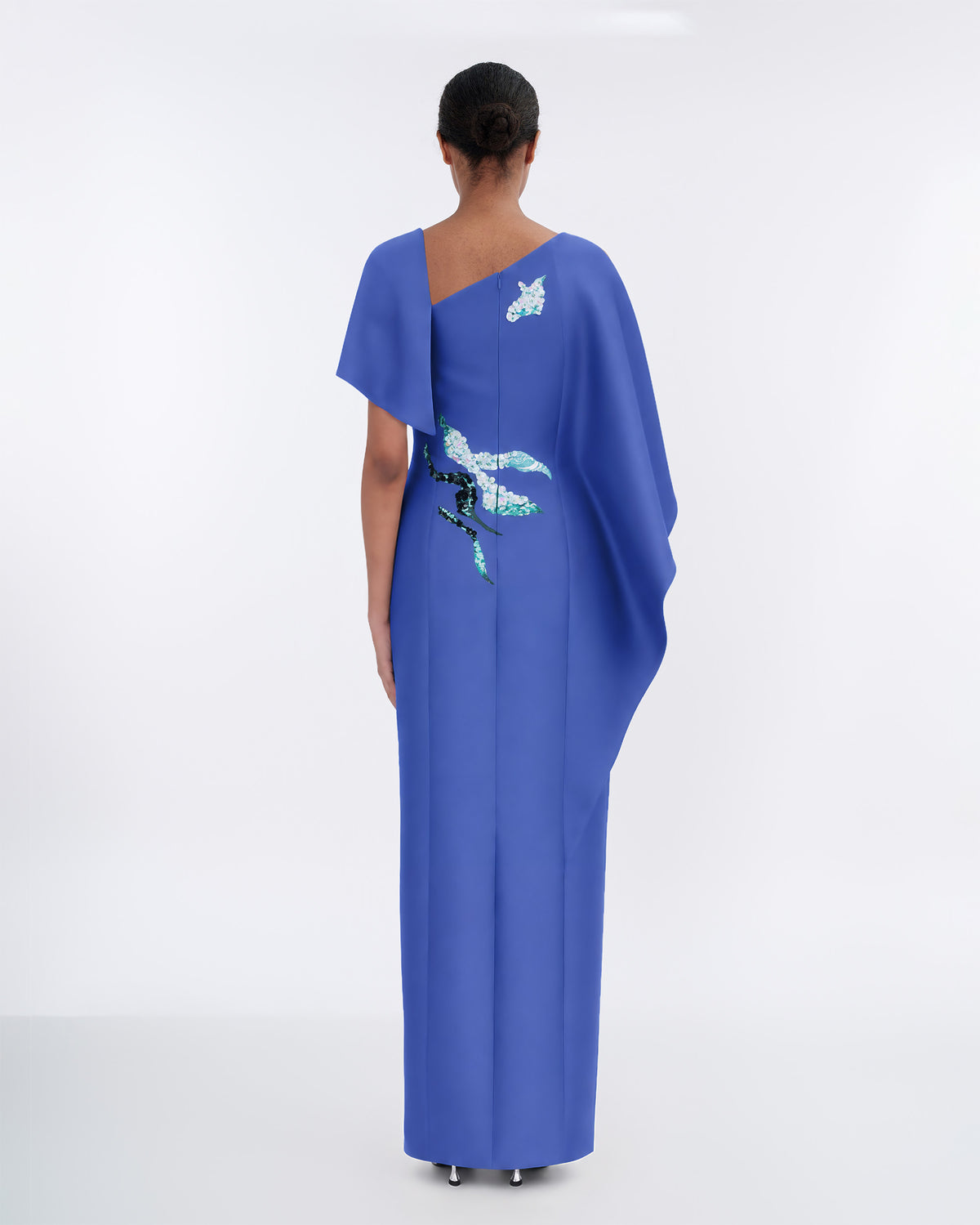 Petal's Secret Dance - Đầm Tiệc Cape Bất Đối Xứng