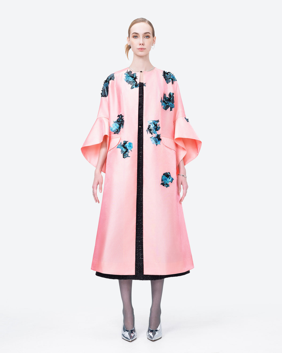 Inner Blossom - Artistic Pastel Oversized Coat