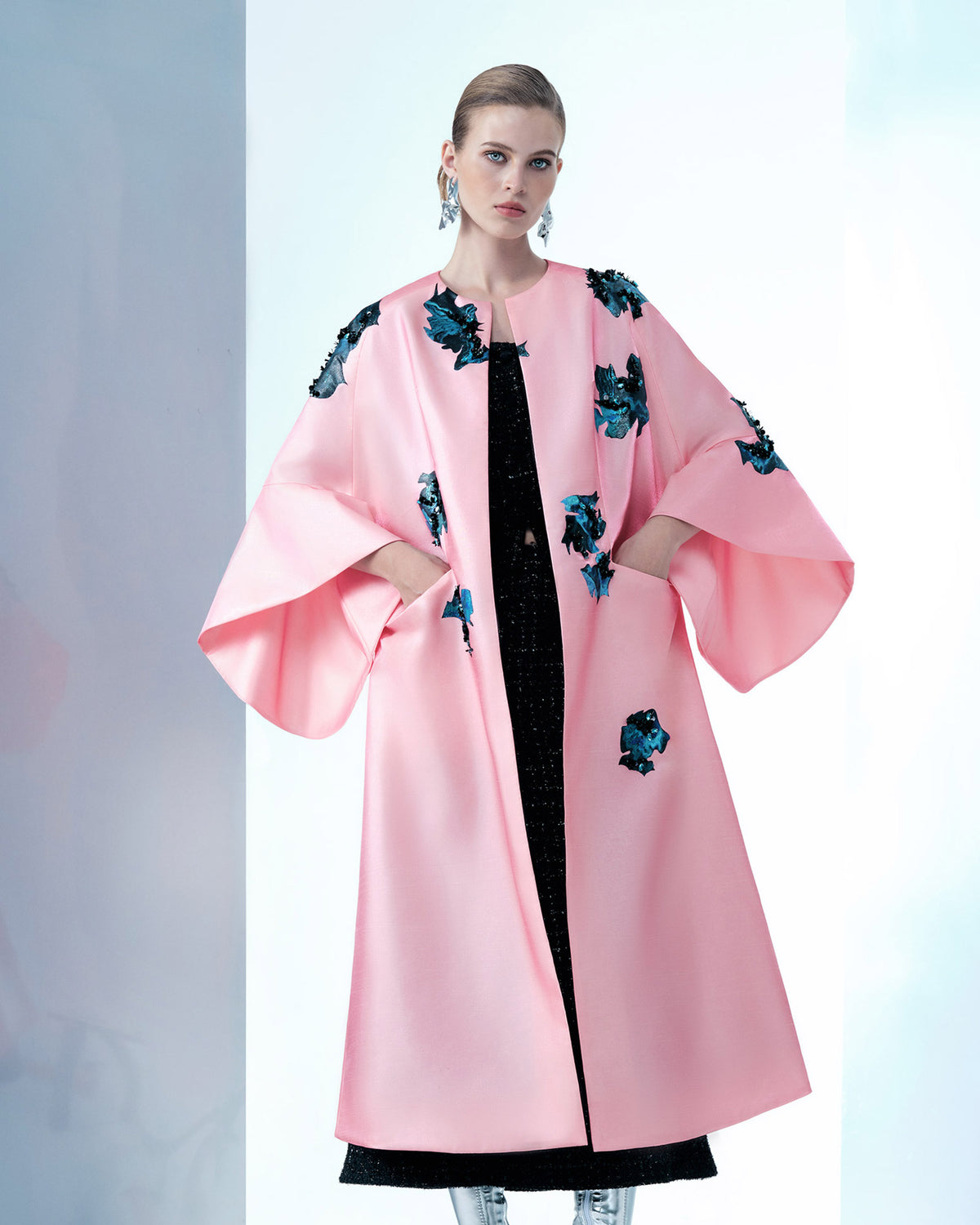 Inner Blossom - Artistic Pastel Oversized Coat