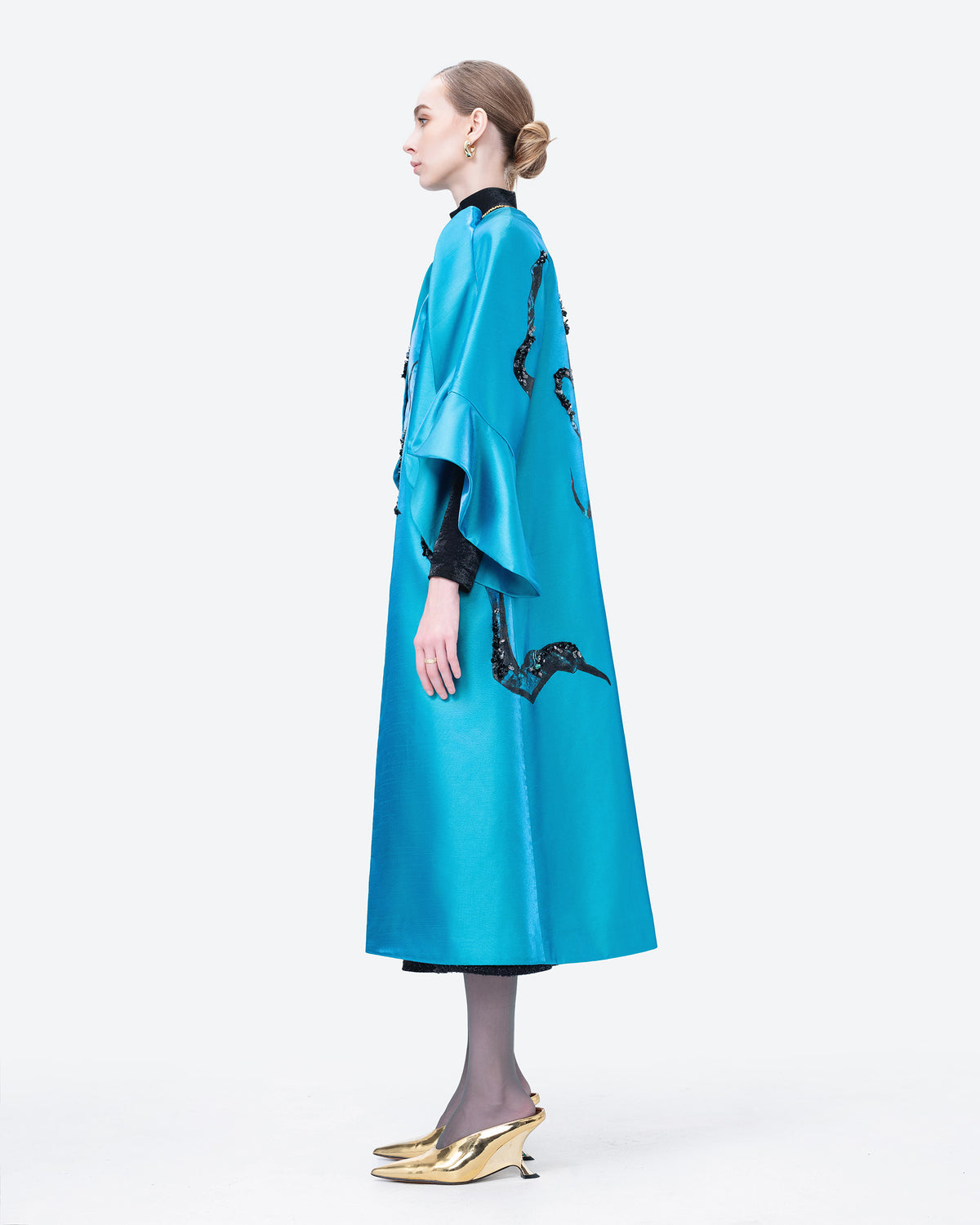 Poppy of The Moon - Oversized Artistic Evening Coat