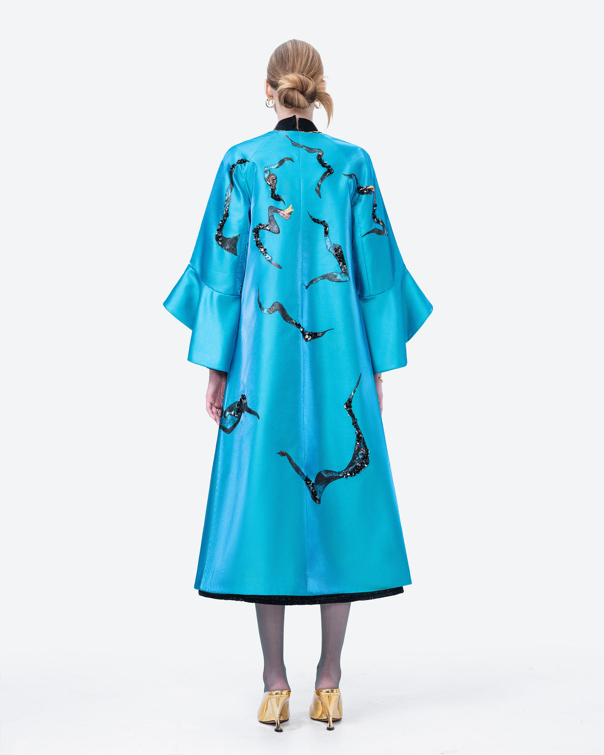 Poppy of The Moon - Oversized Artistic Evening Coat