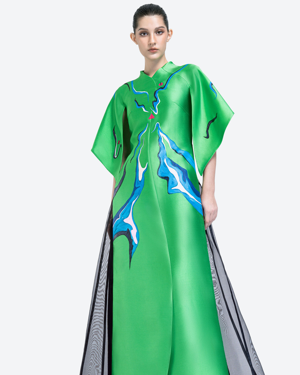 Invisible Butterfly - Green Cape Contemporary AoDai