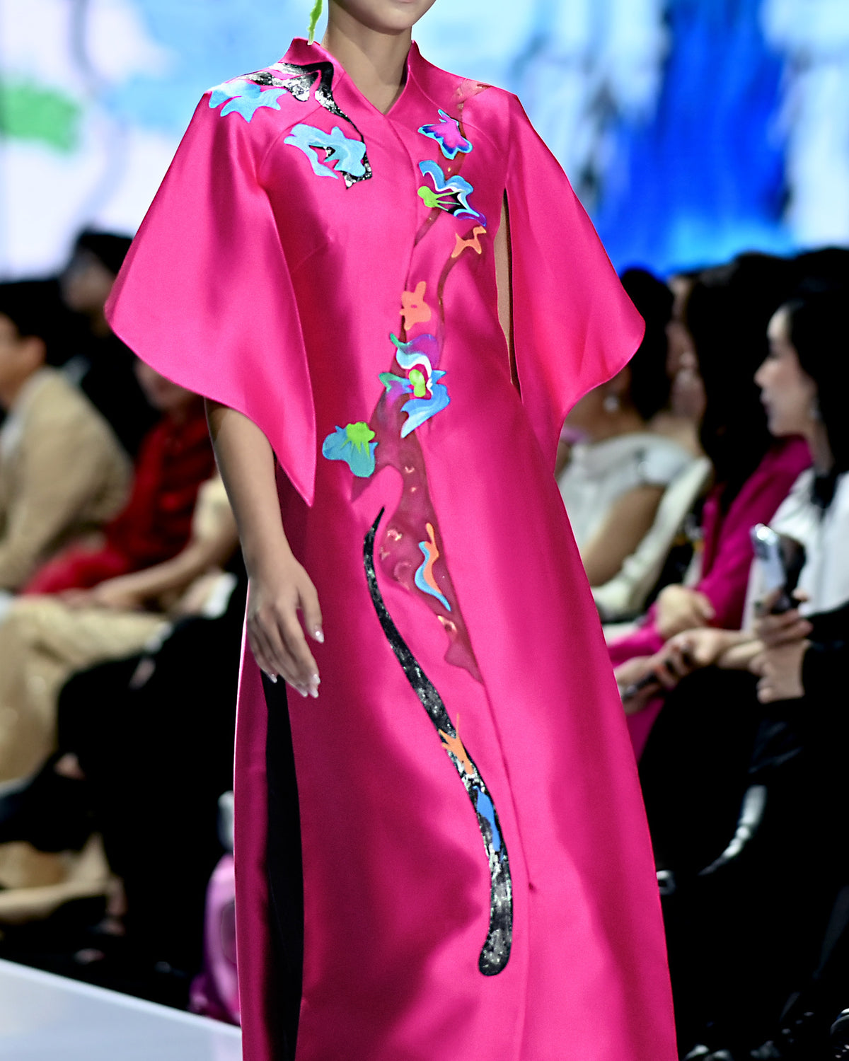 Pink Panther - Contemporary Cape AoDai