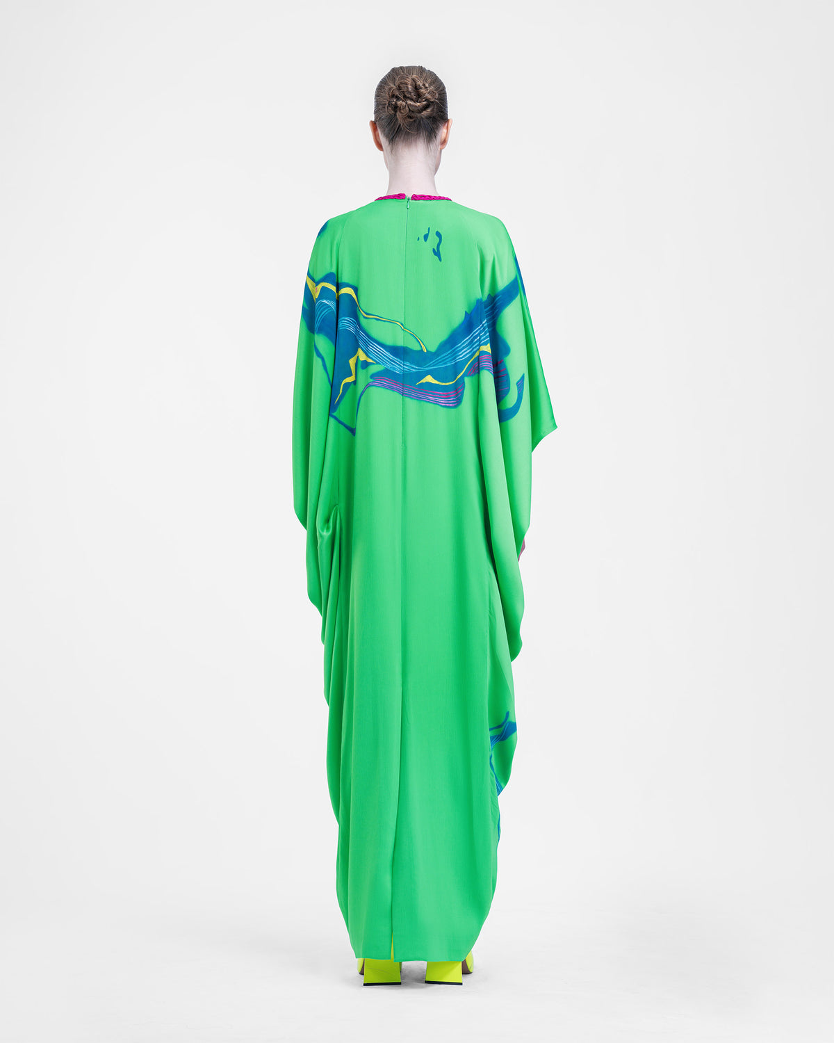 Green Terraces -  Cocoon Kaftan Dress