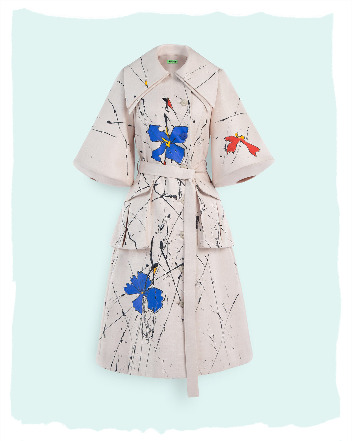 Spontaneous - Structured Sleeve Trench Coat