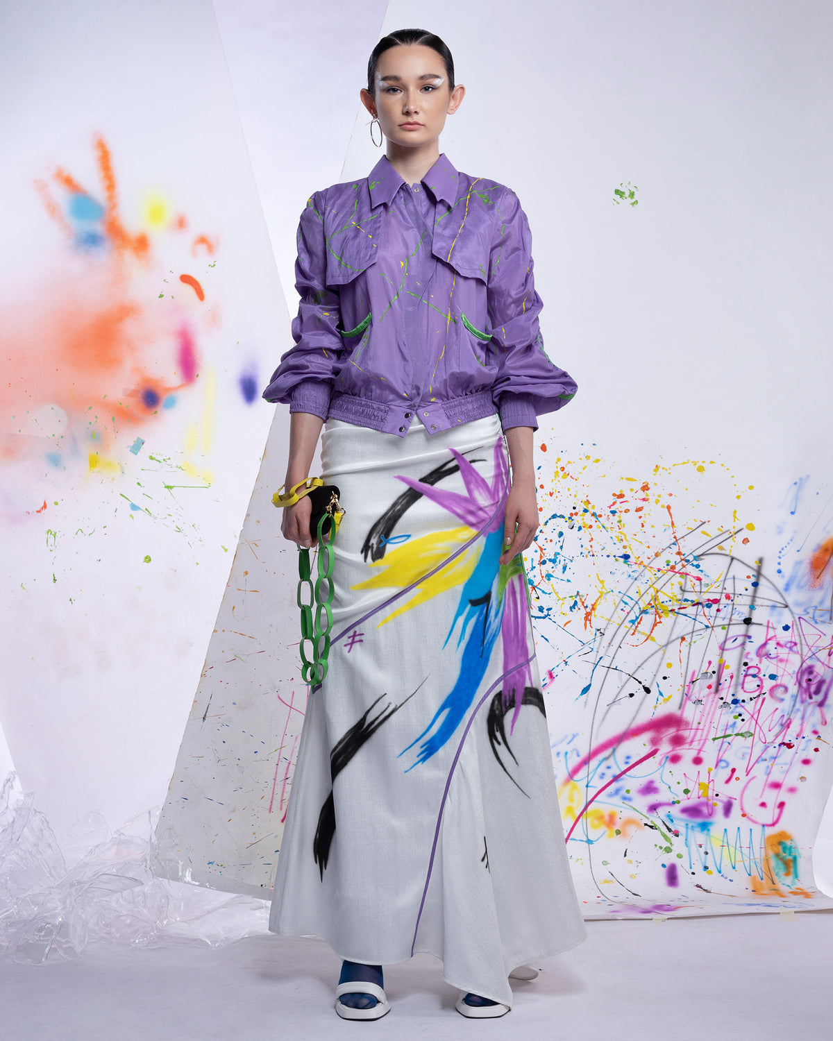 Đám Mây Tím - Áo Blouse Chi Tiết Shirred