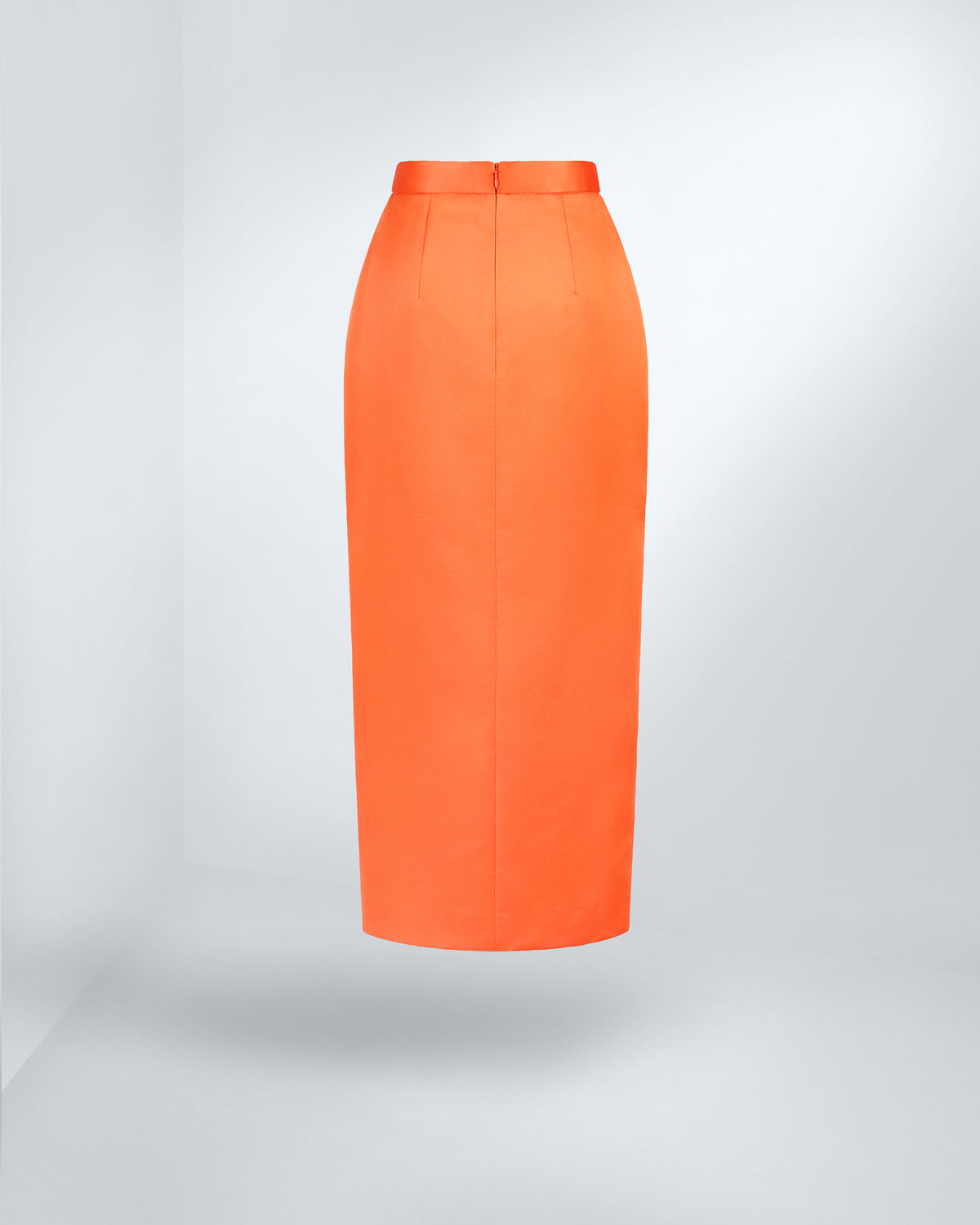Draped Side-slit Skirt