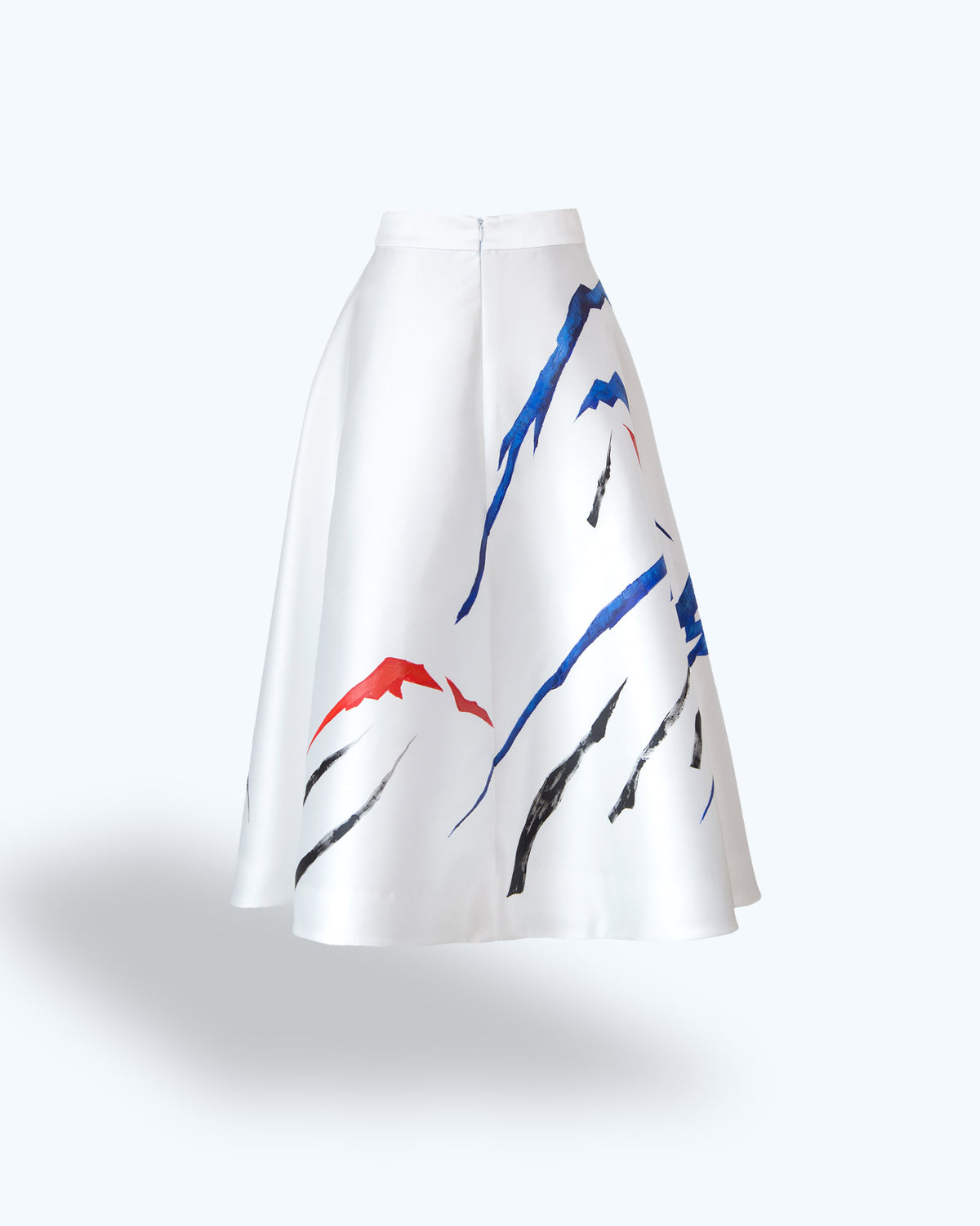 Mountain-painted Flared Skirt