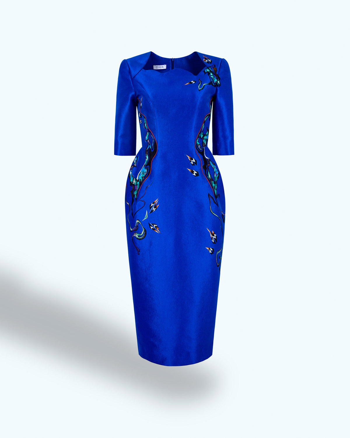 TinyInk-Fallwinter21-cobalt-blue-hand-painted-abstract-midi-dress