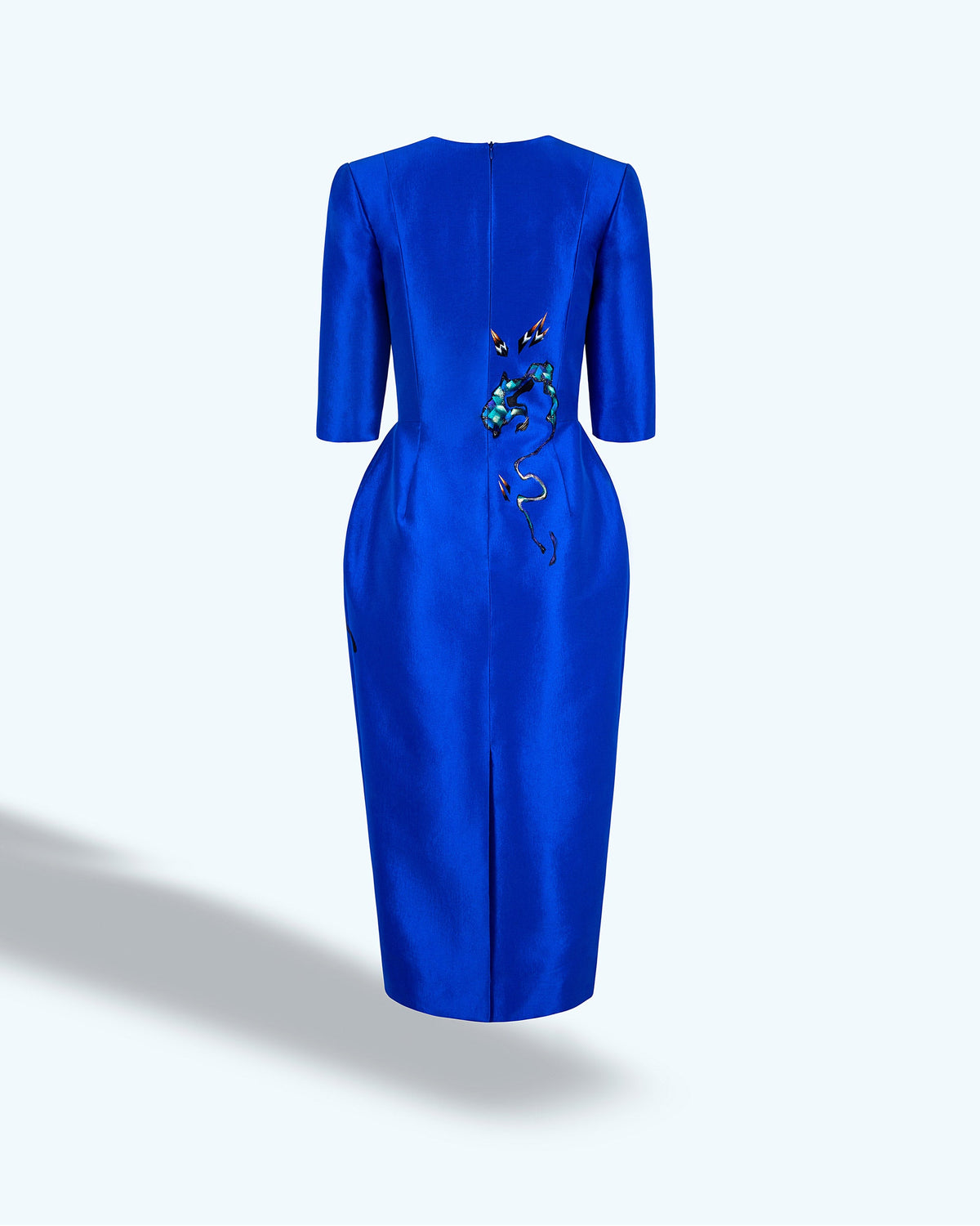 TinyInk-Fallwinter21-cobalt-blue-hand-painted-abstract-midi-dress