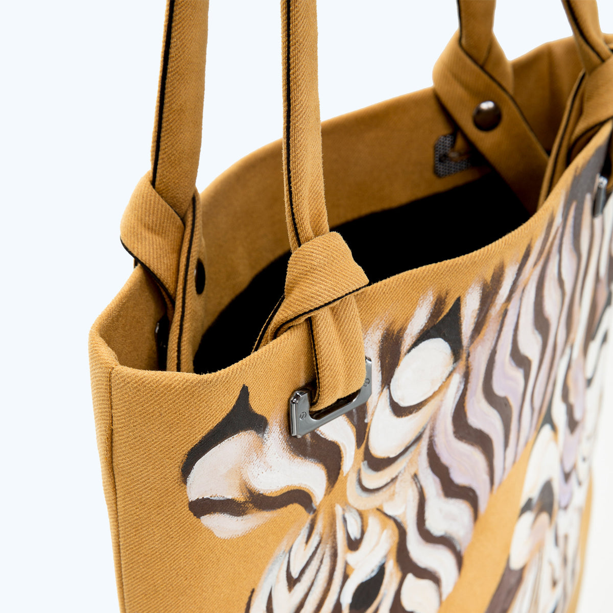 Zebras-painted Cloth Tote Bag
