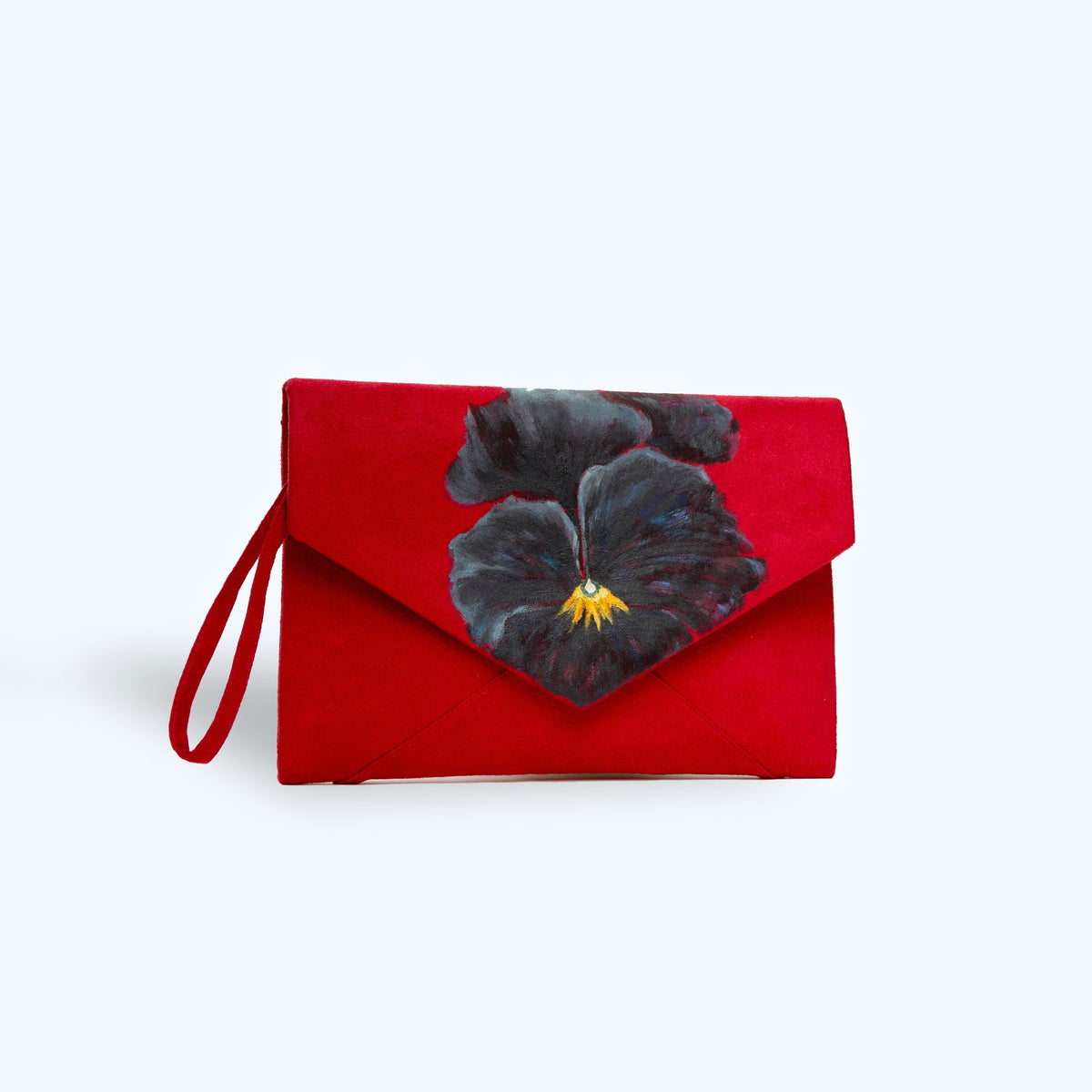 TinyInk-red-hand-painted-flower-evening-bag 
