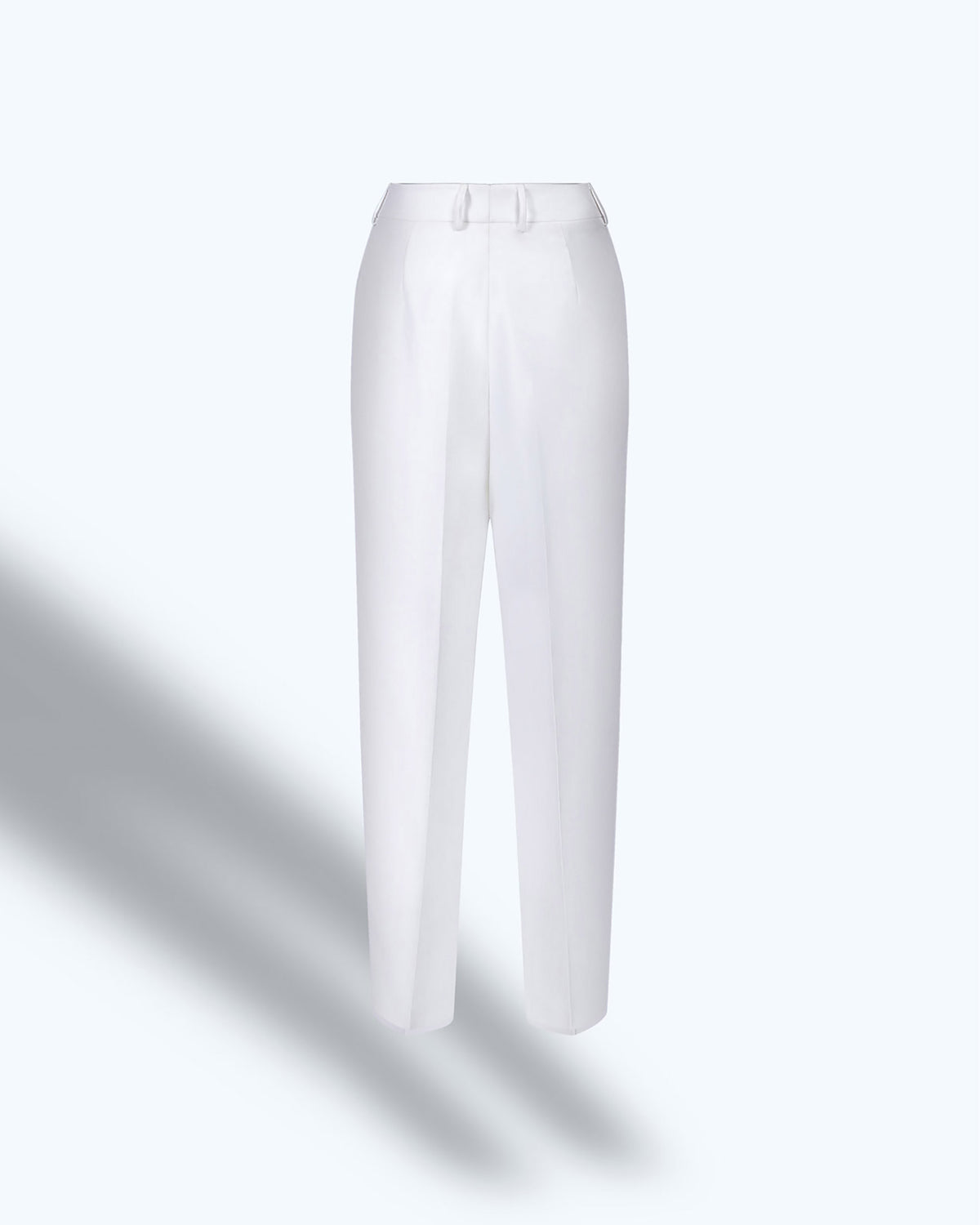 Tailored Cigarette White Trousers